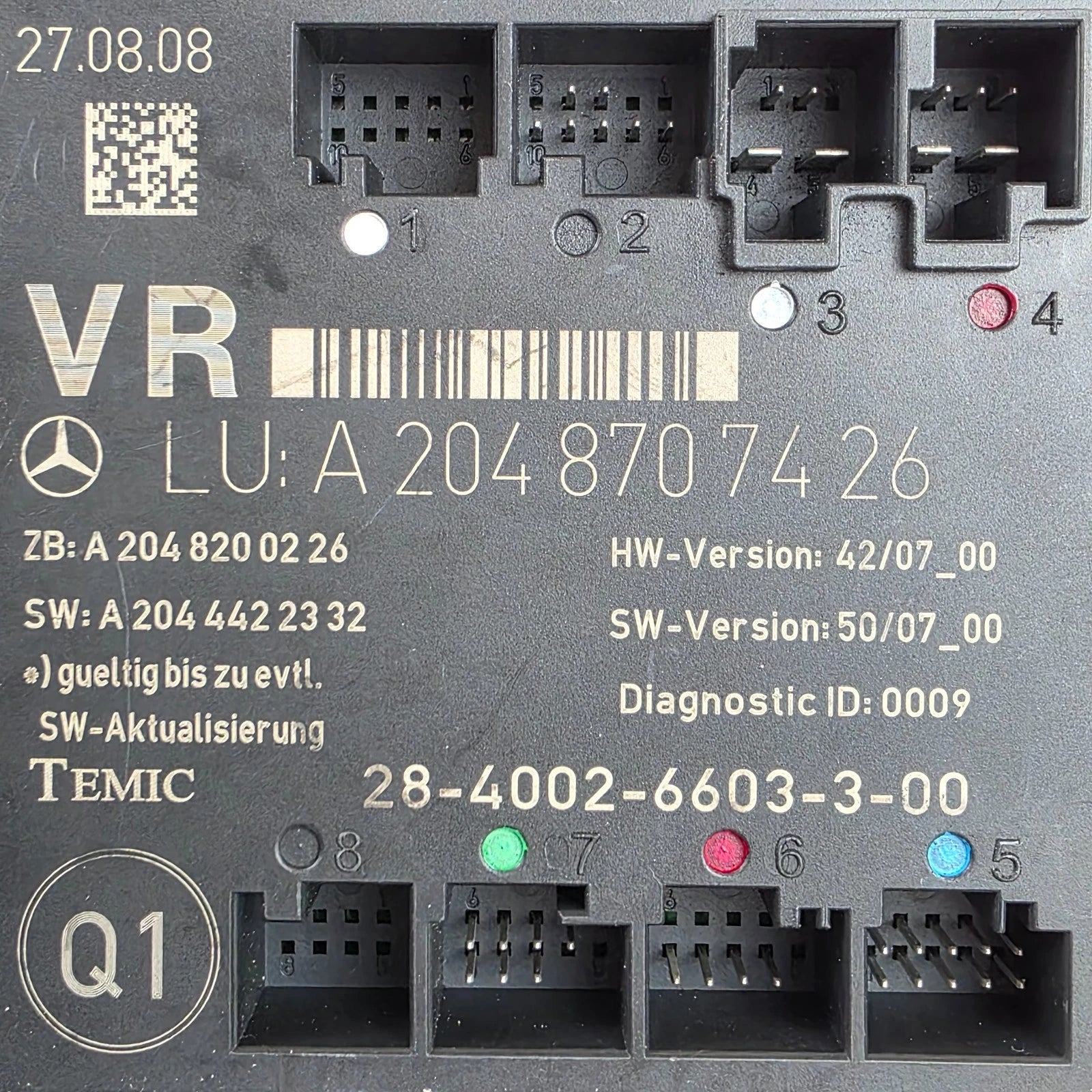 C300 ECU A2769001500 – Genuine OEM Mercedes-Benz Engine Control Unit